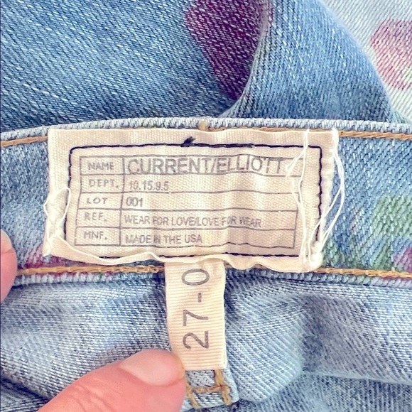 Current/Elliott Light Blue High Rise Jeans🍓 - Picture 3 of 8